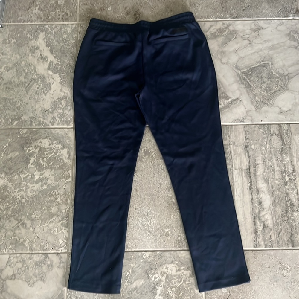Michael Kors Mixed Media Track Pants in Midnight Blue, NWT, Size L - Picture 4 of 10
